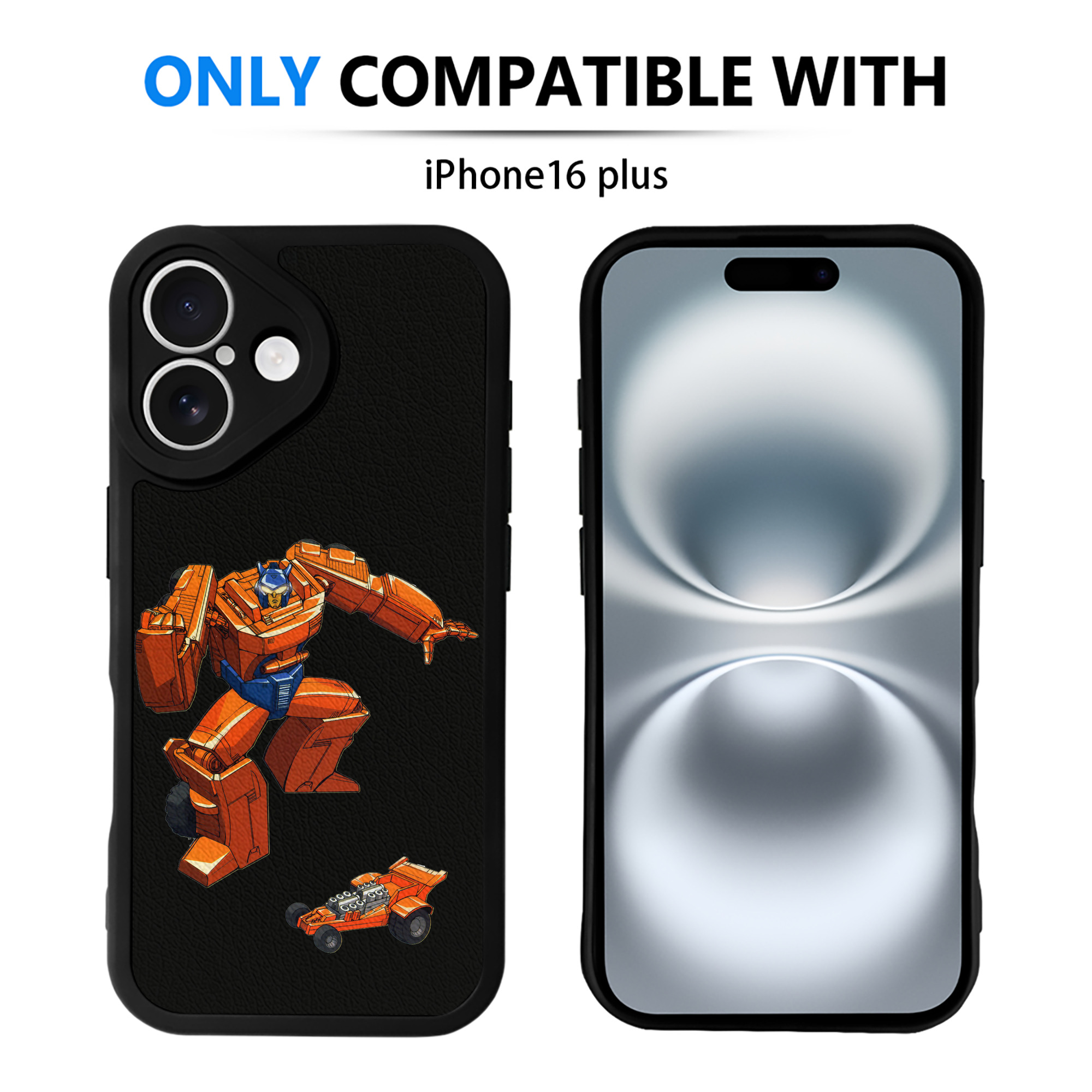 （画像用）  【iPhone 16シリーズ対応】シリコンスマホケース（レザー調） 材質：シリコン
